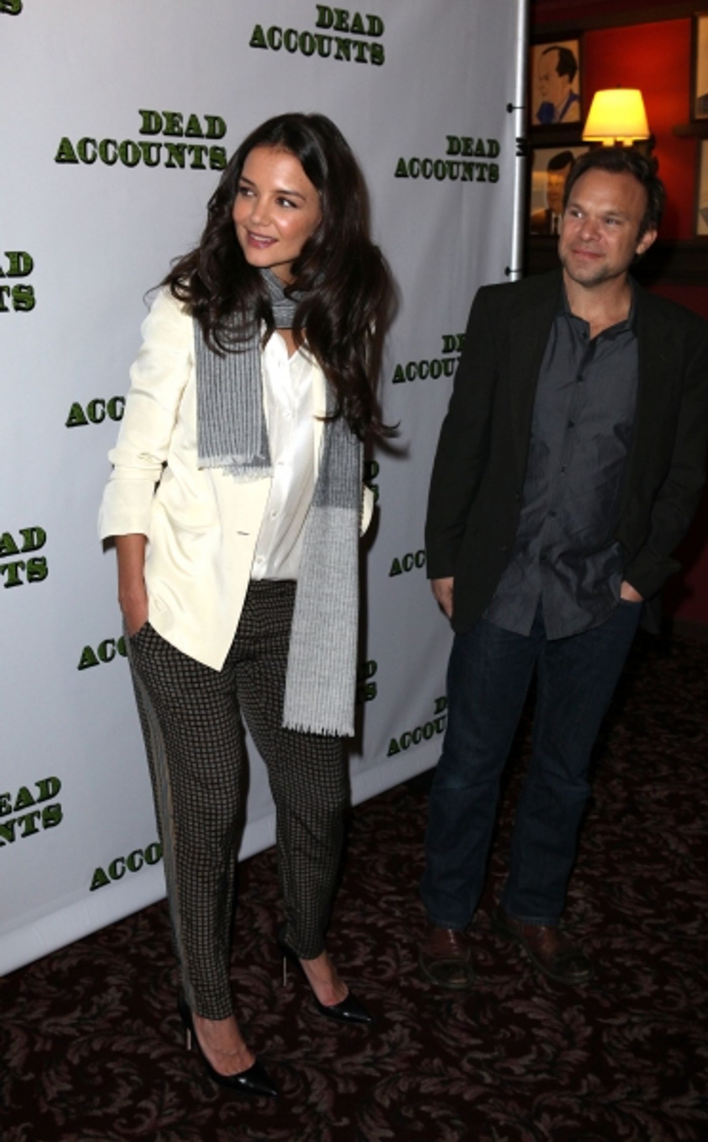 Photo Coverage: Norbert Leo Butz, Katie Holmes and DEAD ACCOUNTS Cast Meet the Press!  Image