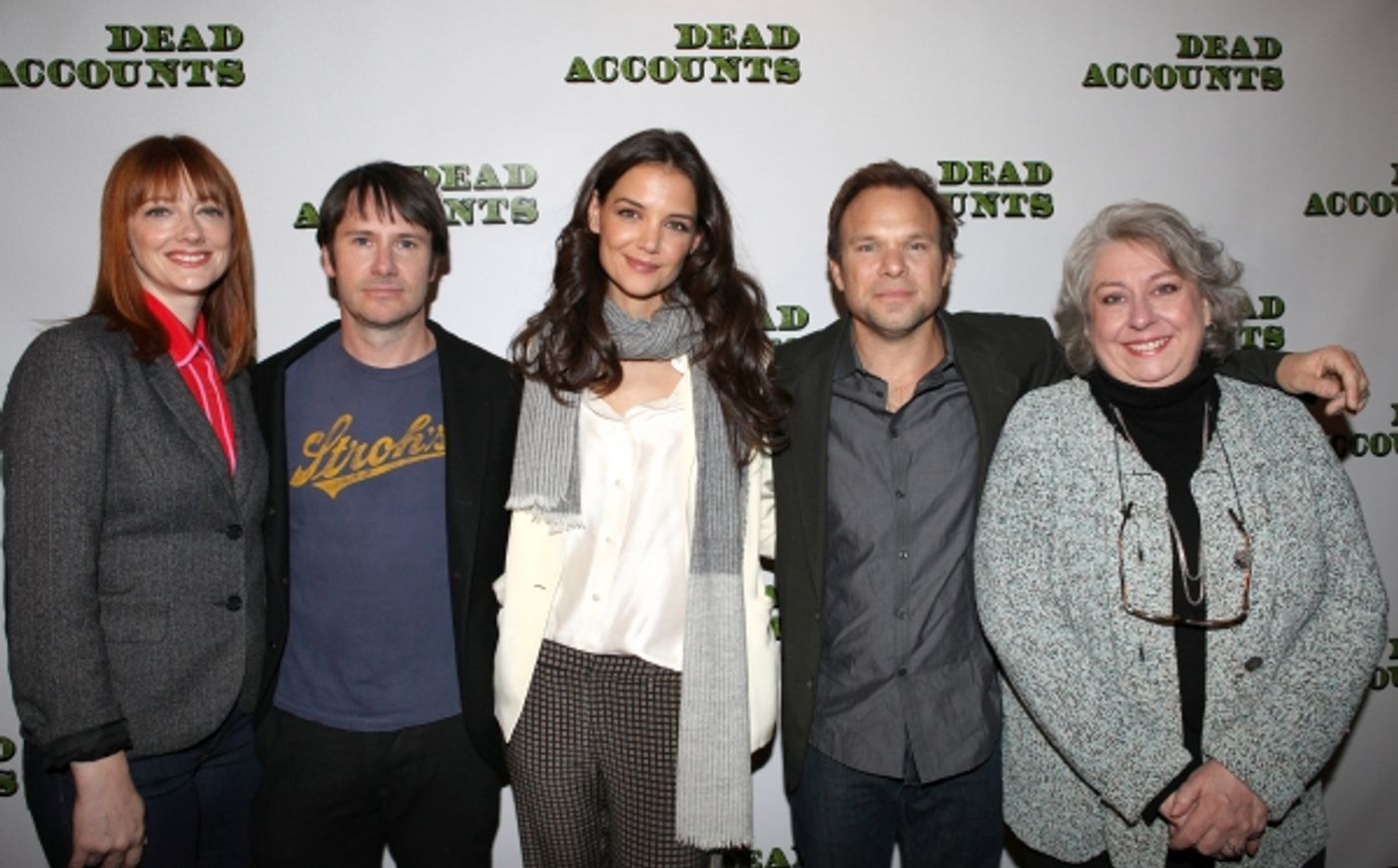 Photo Coverage: Norbert Leo Butz, Katie Holmes and DEAD ACCOUNTS Cast Meet the Press!  Image