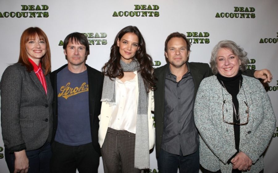 Photo Coverage: Norbert Leo Butz, Katie Holmes and DEAD ACCOUNTS Cast Meet the Press! Image