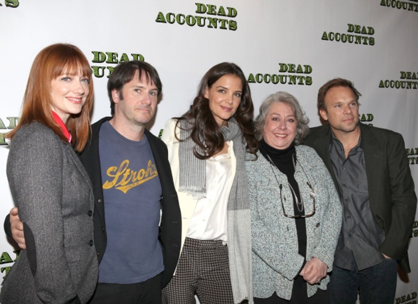 Photo Coverage: Norbert Leo Butz, Katie Holmes and DEAD ACCOUNTS Cast Meet the Press!  Image