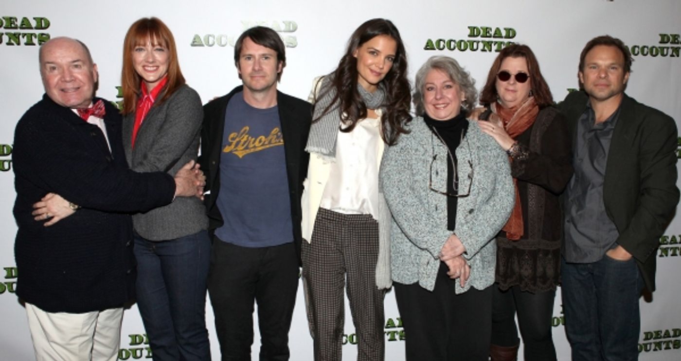 Photo Coverage: Norbert Leo Butz, Katie Holmes and DEAD ACCOUNTS Cast Meet the Press!  Image