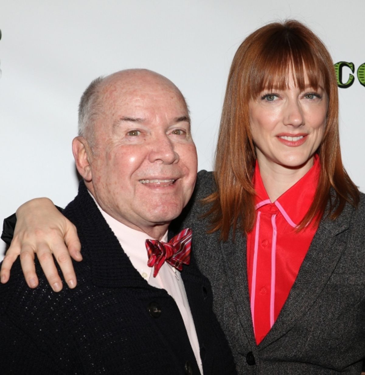 Director Jack O'Brien and Judy Greer at 
