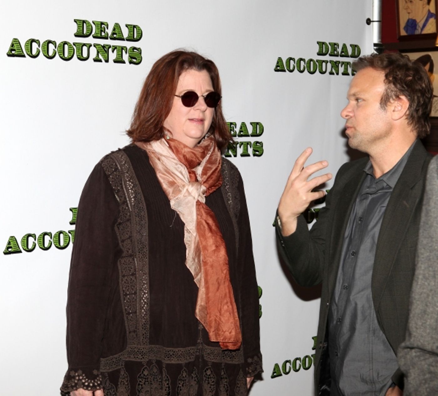 Photo Coverage: Norbert Leo Butz, Katie Holmes and DEAD ACCOUNTS Cast Meet the Press!  Image