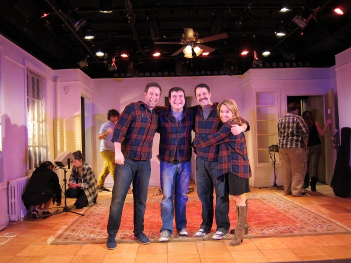 Photo Flash: Jason Robert Brown, Todd Buonopane and Jennifer Cody Stop By THE OTHER JOSH COHEN  Image