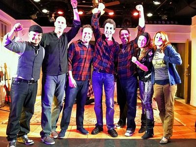 Jason Robert Brown and the cast Photo