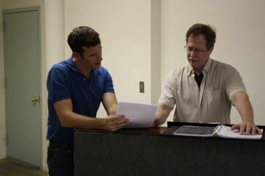 Photo Flash: Liz Larsen, KT Sullivan, Chris Hoch & More in Rehearsal for UnsungMusicalsCo.'s AT HOME ABROAD Image