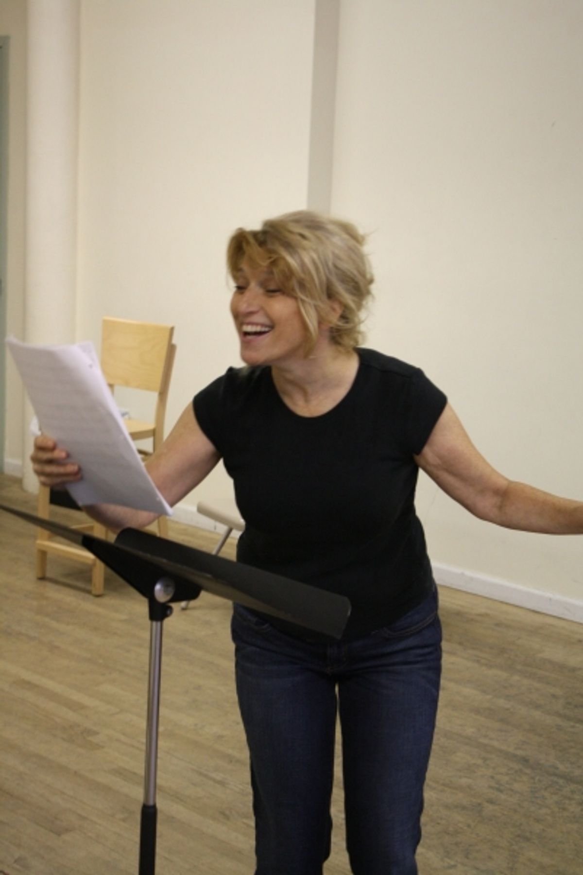 Liz Larson rehearses 'Get Away From It All' at 