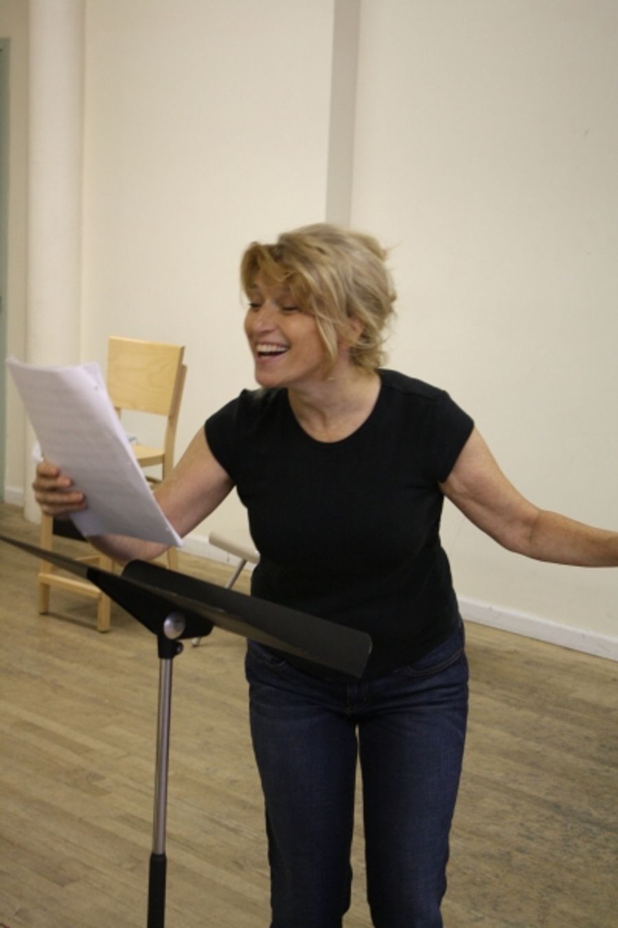 Photo Flash: Liz Larsen, KT Sullivan, Chris Hoch & More in Rehearsal for UnsungMusicalsCo.'s AT HOME ABROAD Image