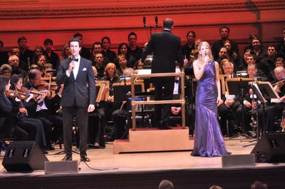 Aaron Lazar and Kelli O'Hara Photo