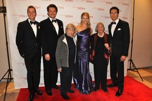 Steven Reineke, Paulo Szot, Alice Hammerstein, Kelli O'Hara, Mary Rodgers and Aaron L Photo