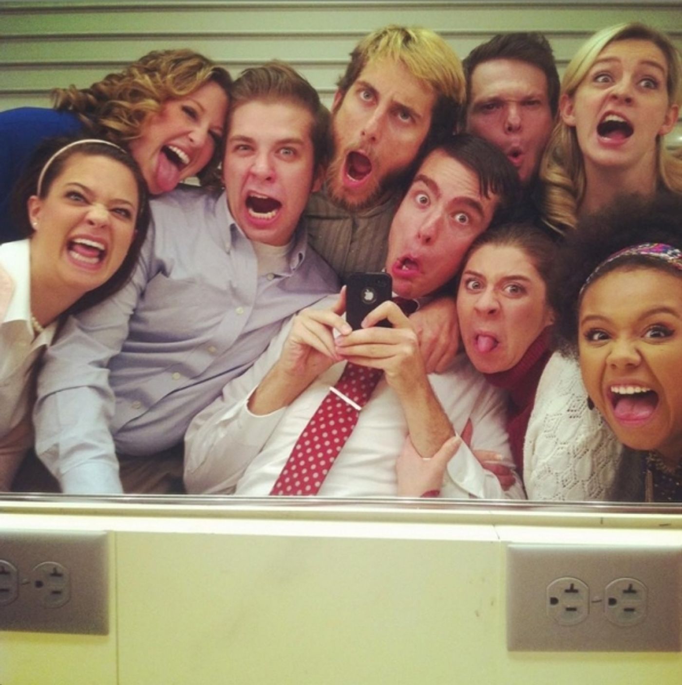 Photo Flash: Saturday Intermission Pics, Oct 13 - EVITA Mustaches, ONCE Pumpkins and More!  Image