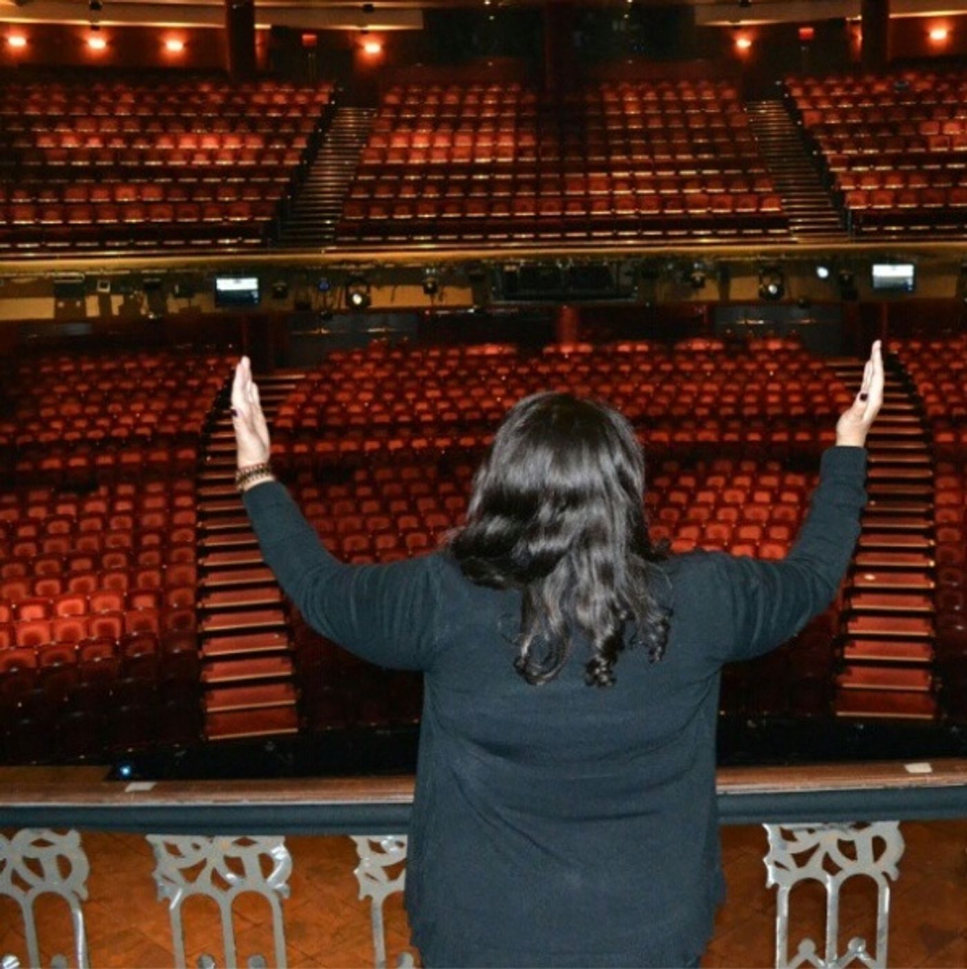 Photo Flash: Saturday Intermission Pics, Oct 13 - EVITA Mustaches, ONCE Pumpkins and More!  Image