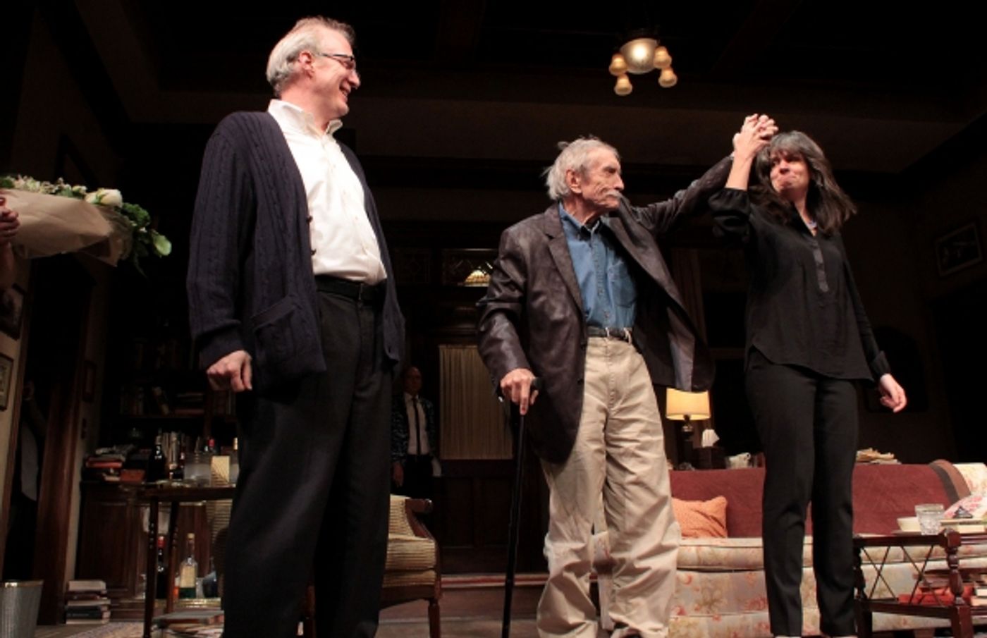 Photo Coverage: WHO'S AFRAID OF VIRGINIA WOOLF? Opening Night Curtain Call with Edward Albee!  Image