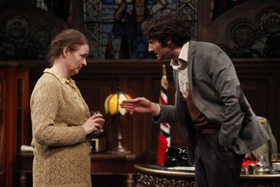 Cara Seymour (as Lily, left) and James Russell (as Michael, right) Photo