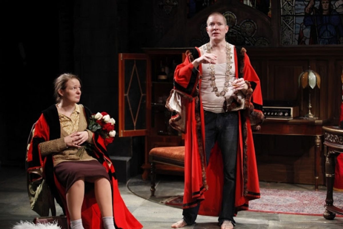 Cara Seymour (as Lily, left) and Joseph Sikora (as Skinner, right) at 