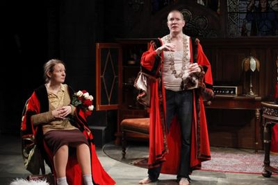 Cara Seymour (as Lily, left) and Joseph Sikora (as Skinner, right) Photo