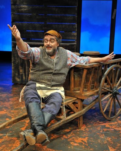 Bill Nolte as Tevye performs, "If I Were A Rich Man." 
 Photo