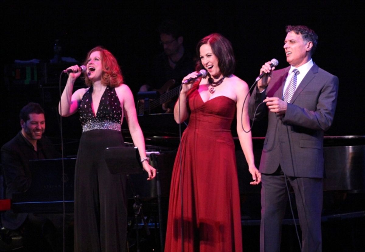  Christiane Noll, Linda Eder and Robert Cuccioli with Billy Jay Stein (at piano)  at 