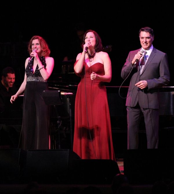 Christiane Noll, Robert Cuccioli and Linda Eder with Billy Jay Stein (at Piano)  Photo