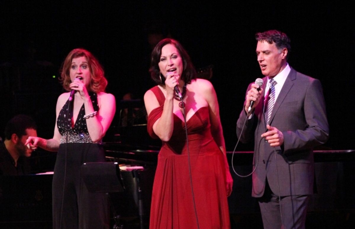 Christiane Noll, Robert Cuccioli and Linda Eder with Billy Jay Stein (at Piano)  at 