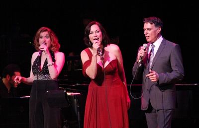Christiane Noll, Robert Cuccioli and Linda Eder with Billy Jay Stein (at Piano)  Photo