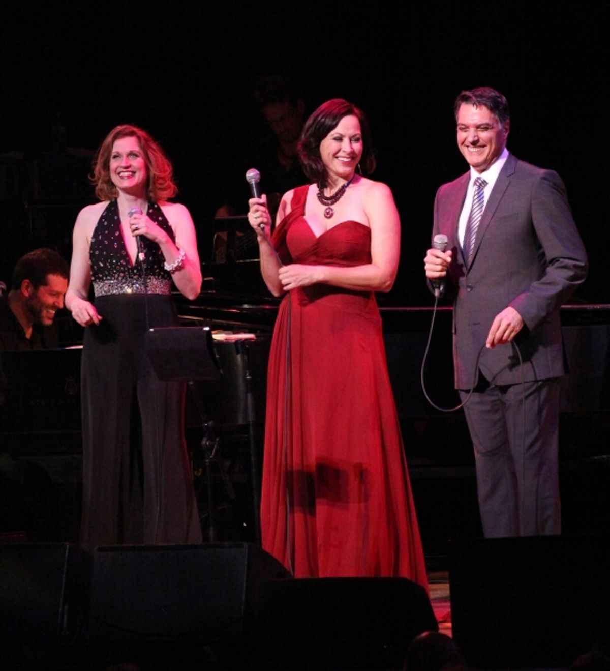 Christiane Noll, Robert Cuccioli and Linda Eder with Billy Jay Stein (at Piano)  at 