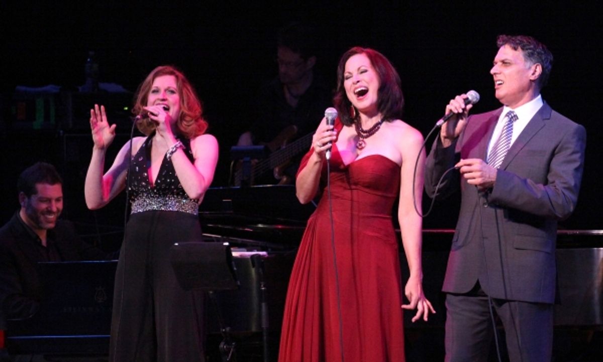 Christiane Noll, Robert Cuccioli and Linda Eder with Billy Jay Stein (at Piano)  at 