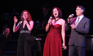 Christiane Noll, Robert Cuccioli and Linda Eder with Billy Jay Stein (at Piano)  Photo
