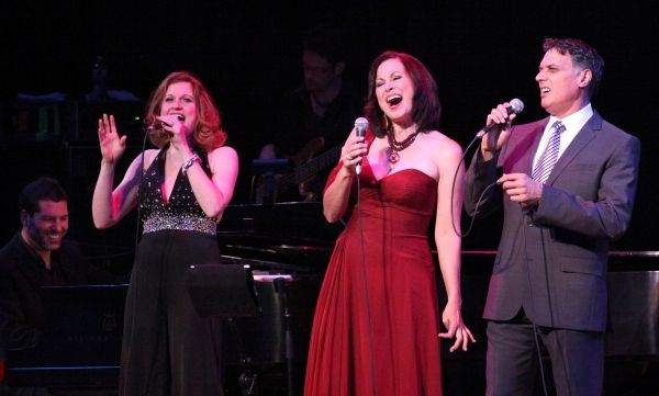 Christiane Noll, Robert Cuccioli and Linda Eder with Billy Jay Stein (at Piano)  Photo