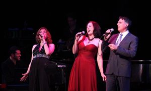 Christiane Noll, Robert Cuccioli and Linda Eder with Billy Jay Stein (at Piano)  Photo