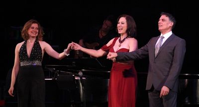 Christiane Noll, Robert Cuccioli and Linda Eder Photo