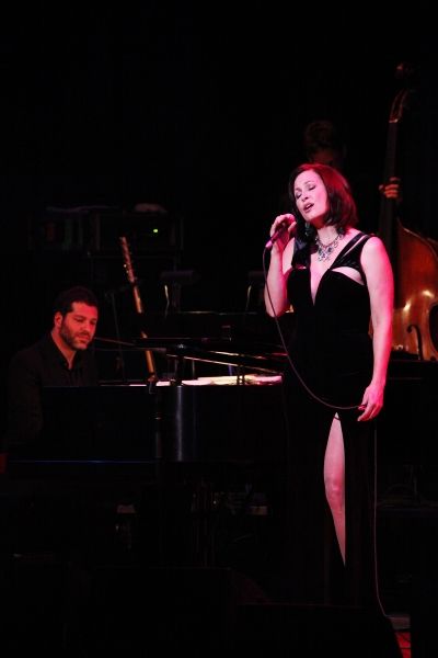 Linda Eder with Billy Jay Stein (at Piano) 
 Photo