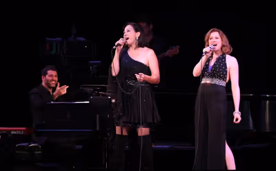 Linda Eder and Christiane Noll with Billy Jay Stein (at Piano)  Photo