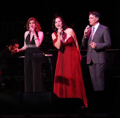 Christiane Noll, Robert Cuccioli and Linda Eder with Billy Jay Stein (at Piano)  Photo