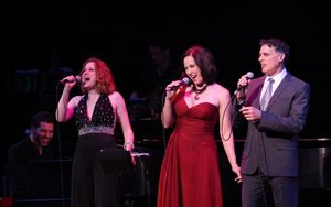 Christiane Noll, Robert Cuccioli and Linda Eder with Billy Jay Stein (at Piano)  Photo