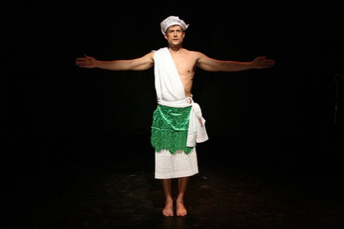 Steven Fales performing MISSIONARY POSITION at the New York International Fringe Festival. 
 at 