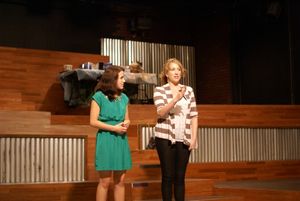 Courtney Balan with student
@ BroadwayWorld Courtney Balan with student
Photo