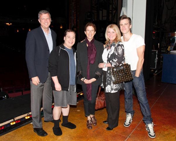 Keith McNutt (AF Director of Western Region), Jared Gertner, Annette Bening, Meg Thom Photo