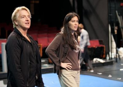 Chet Walker and Diane Paulus 
 Photo