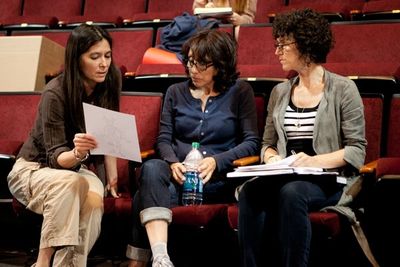 Diane Paulus, Andrea Martin, and Dominique Lemieux
 Photo