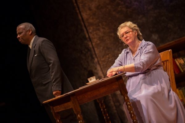 Don Warrington (Hoke Coleburn) and Gwen Taylor (Daisy Werthan) Photo