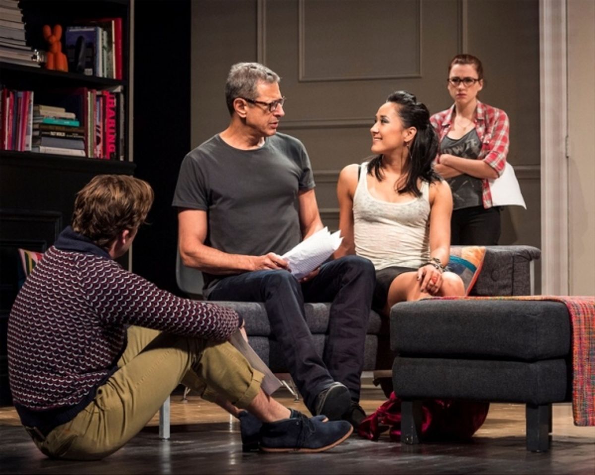 Lucas Near-Verbrugghe, Jeff Goldblum, Jennifer Ikeda and Aya Cash at 