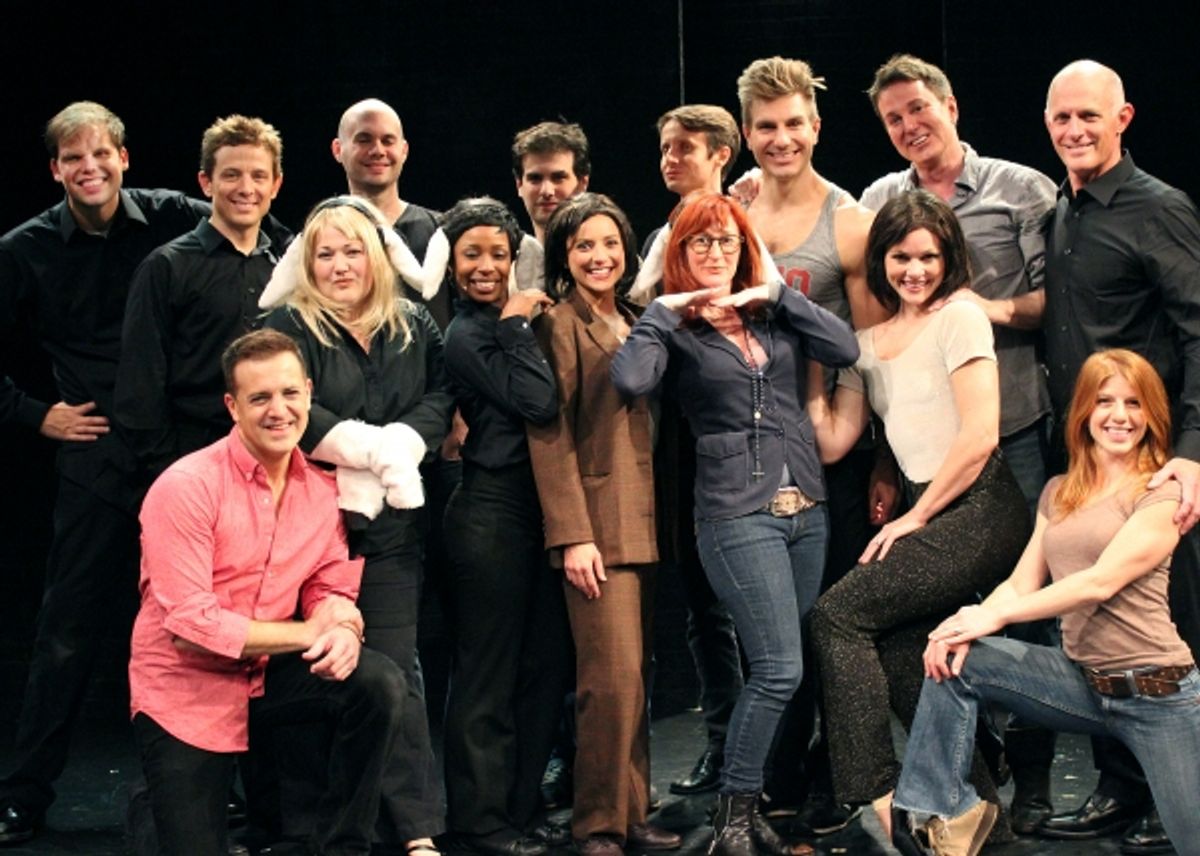 John Billingsly, Audrey Wasilewski and Vicki Lewis and the Cast of SILENCE! The Musical at 
