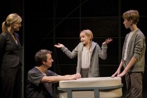 From left to right: Diana Dresser (Mother), Timothy McCracken (Father), Amelia Modesi Photo