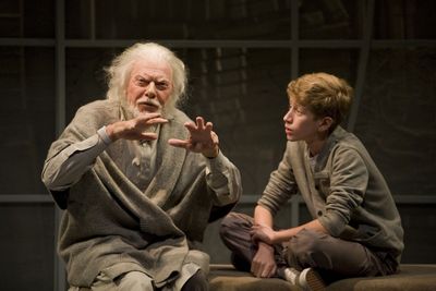 Philip Pleasants (The Giver) and Jackson Garske (Jonas) Photo