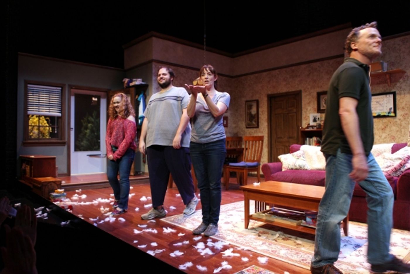 Photo Coverage: Inside FALLING's  Opening Night Curtain Call  Image