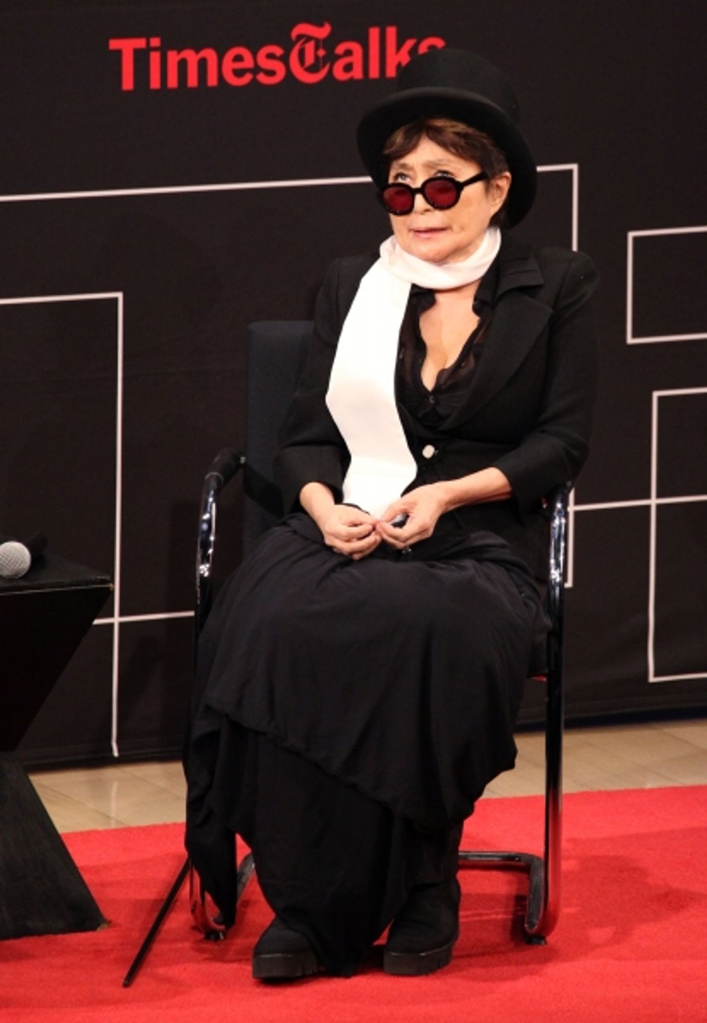 Photo Coverage: Yoko Ono Visits TimesTalks  Image