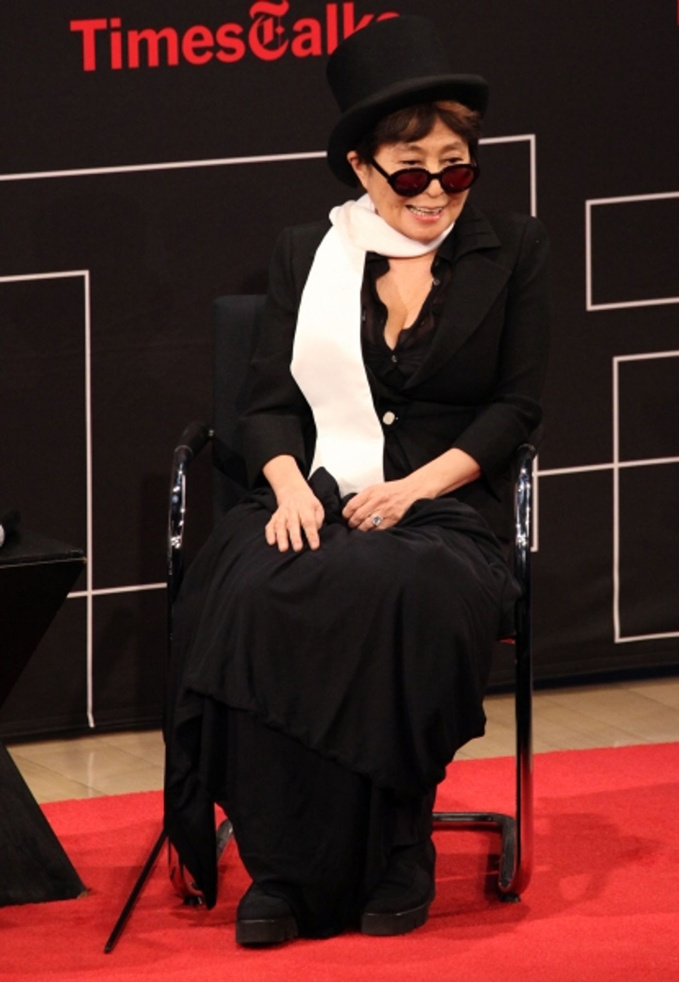 Photo Coverage: Yoko Ono Visits TimesTalks  Image