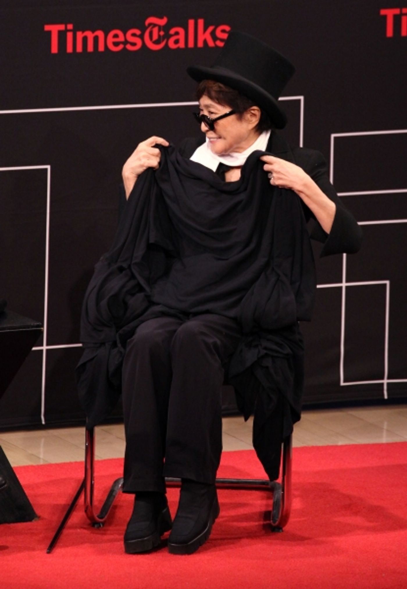Photo Coverage: Yoko Ono Visits TimesTalks  Image