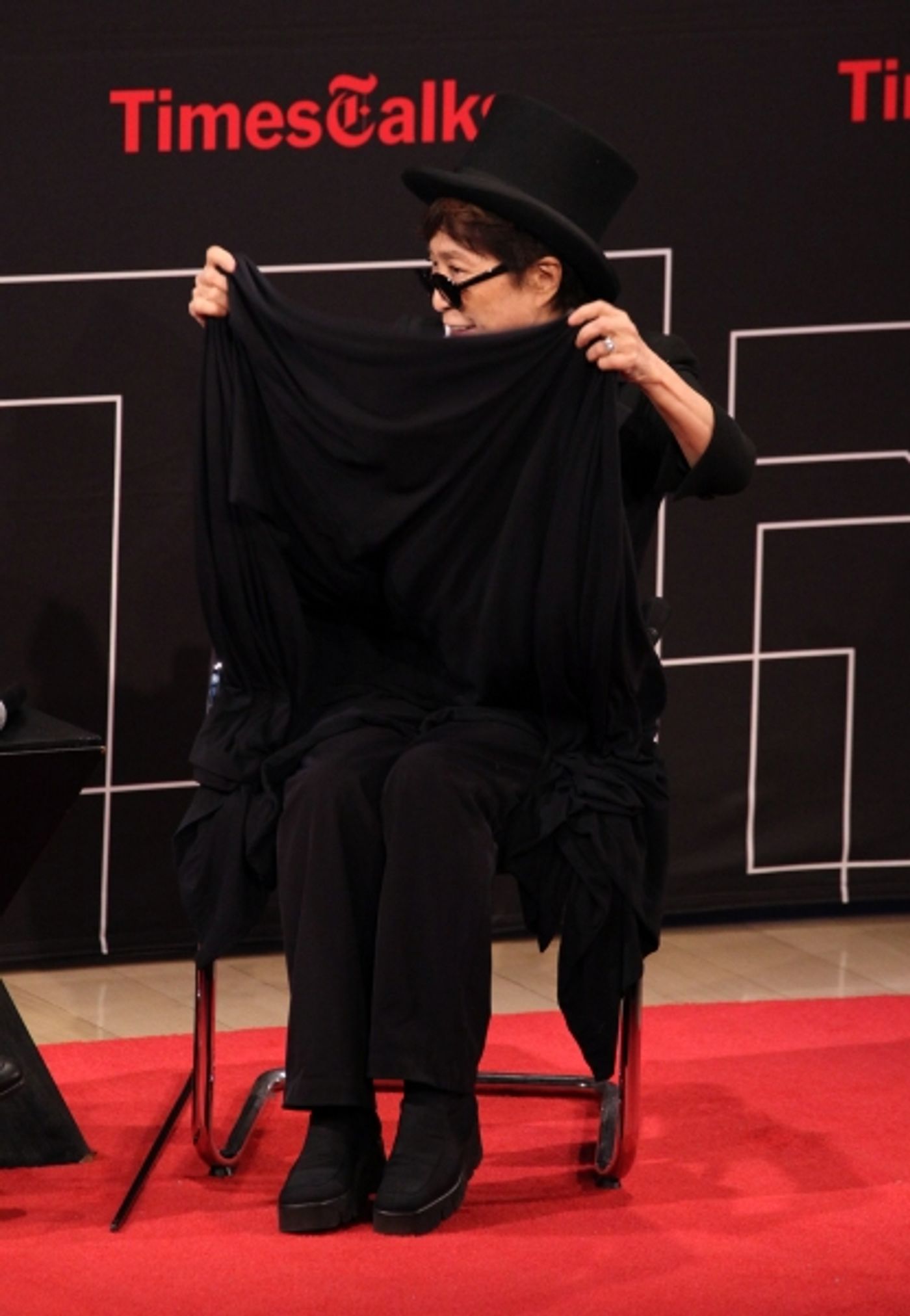 Photo Coverage: Yoko Ono Visits TimesTalks  Image